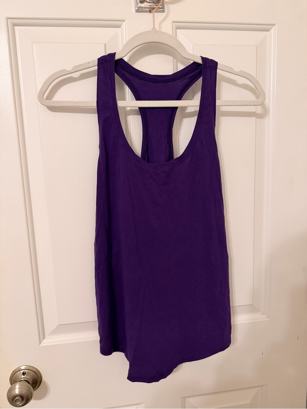 Purple Racerback Tank Top - Unbranded